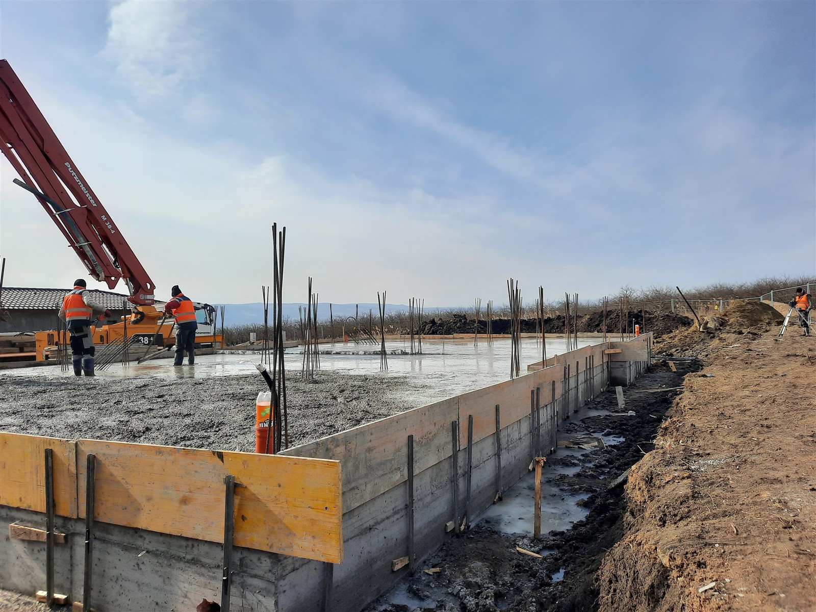 Etapă de betonare